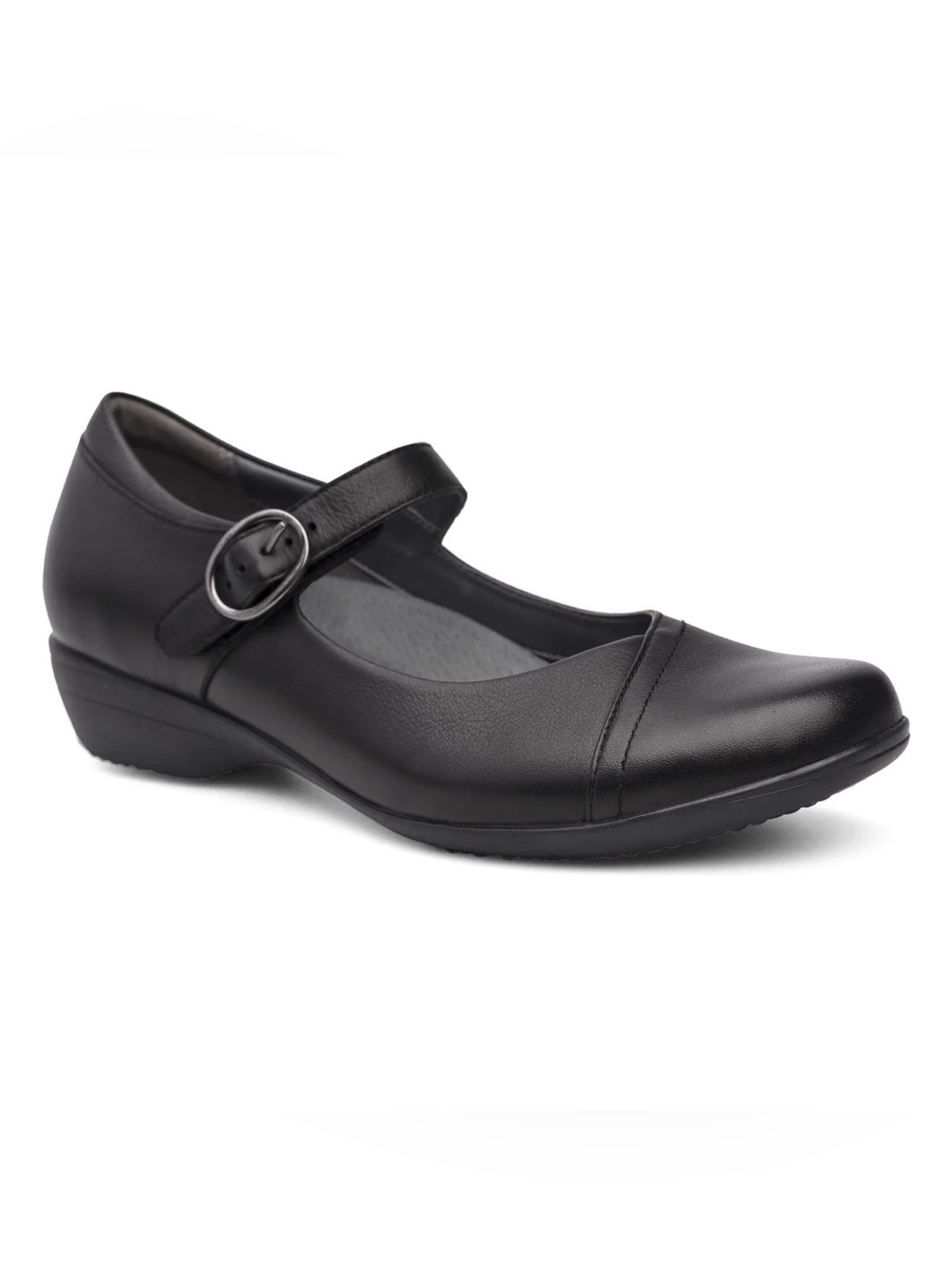 Dansko Fawna Black Leather Mary Jane Comfort Clogs size 36 - Picture 1 of 9